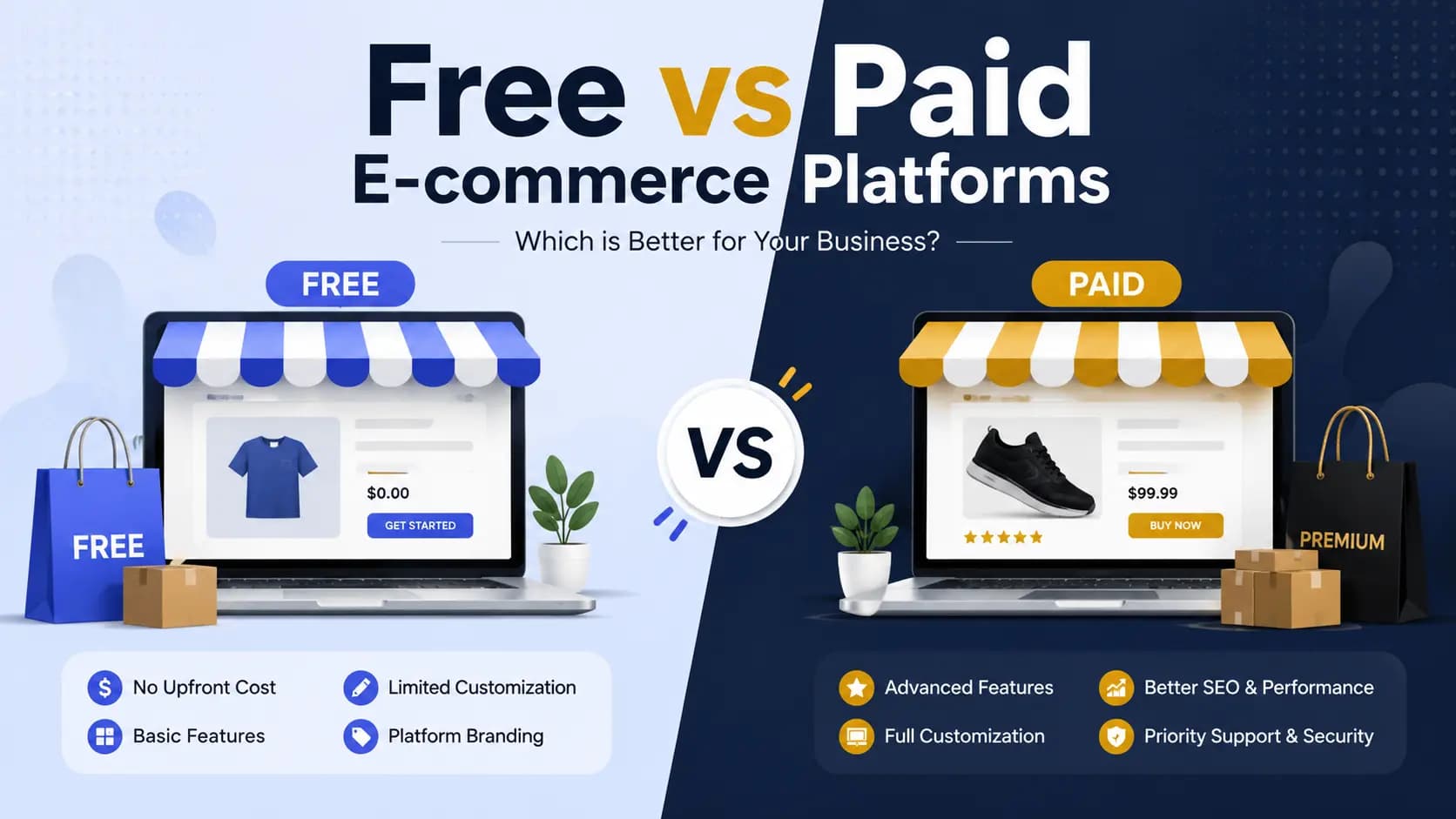 Free vs Paid E-commerce Platforms | Which Is Better for Your Business?