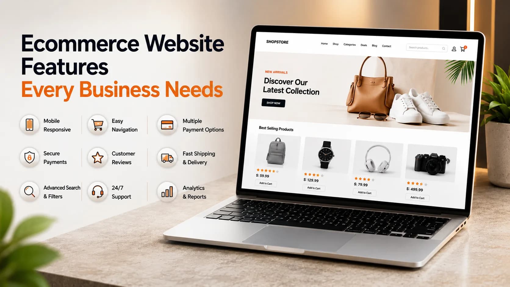 Ecommerce Website Features Every Business Needs